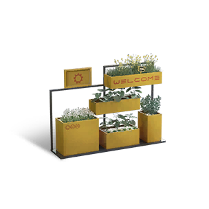 配方：活力花箱