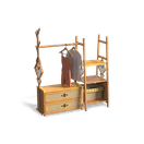 原木衣帽架